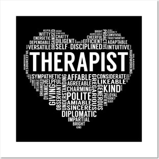 Therapist Heart Posters and Art